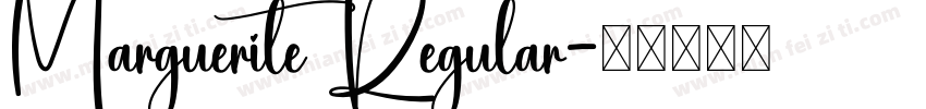 Marguerite Regular字体转换
